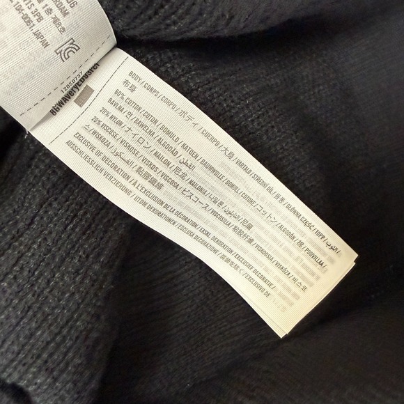 Abercrombie & Fitch Polo Men Medium Black Johnny Collar Stitch Knit Resort Party - Picture 5 of 8